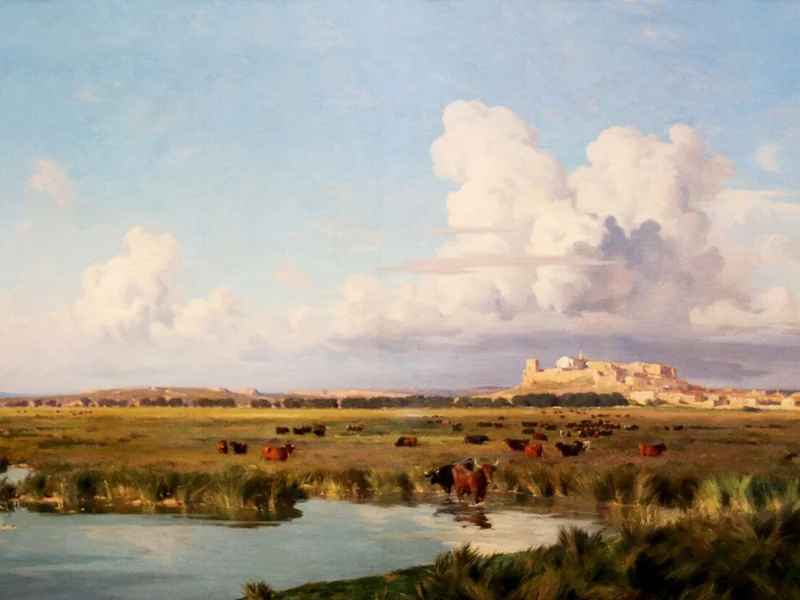 1863-Joseph Garibaldi - Paesaggio della Camargue